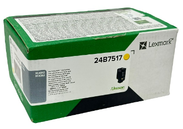 Lexmark 24B7517 Toner Yellow Lexmark C4342 C4352 Yellow 14.2K Cartridge