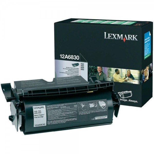 Lexmark 12A6830 Original Toner für T520 520 SBE 520d