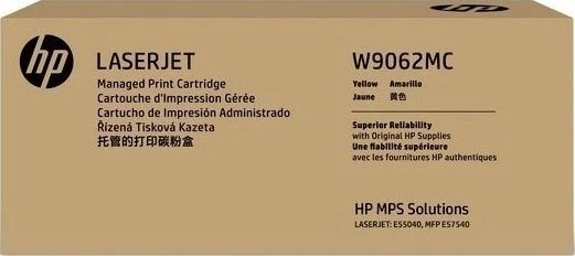 HP W9062MC Toner Yellow HP LaserJet E55040dw MFP E57540dn HP Color LaserJet Managed MFP E57540dn