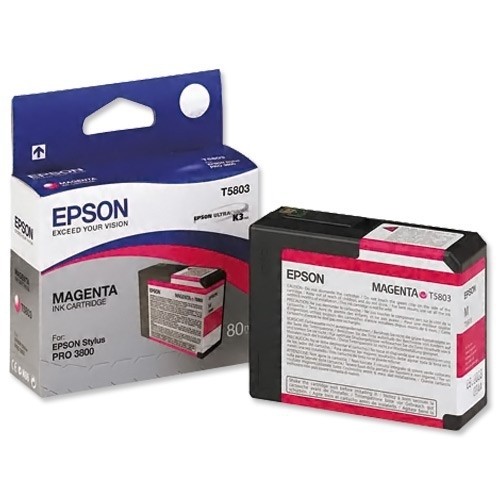 Epson Tintenpatrone T5803 Photo Magenta für Pro 3800