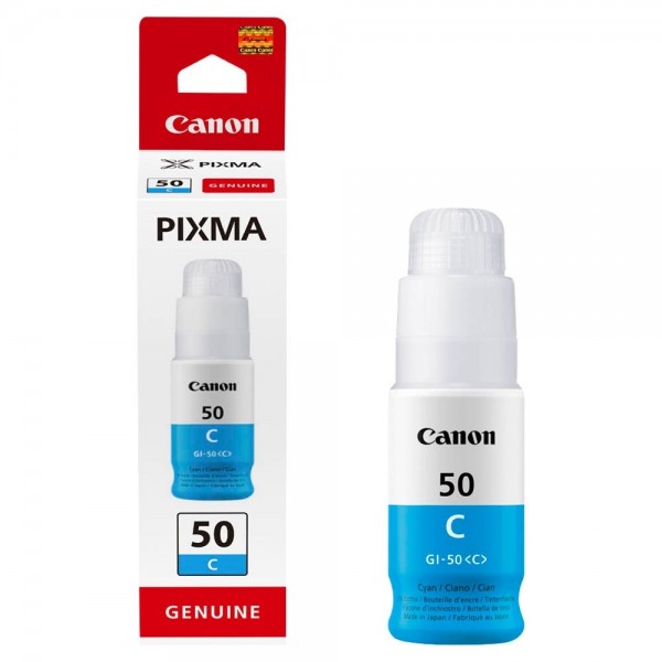 Canon Tinte GI-50C cyan 3403C001 Canon PIXMA G5050 G6050 G7050 GM2050 GM4050