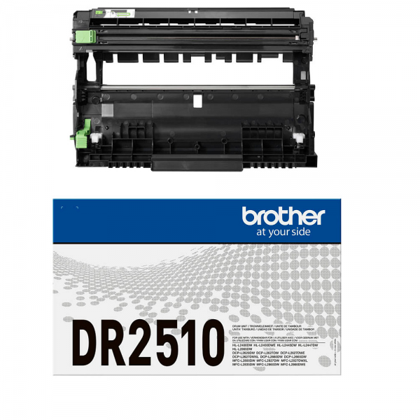Brother DR-2510 Trommeleinheit für Brother DCP-L2620DW L2660DW MFC-L2800DW L2860DW HL-L2400DWE