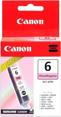 CANON BCI-6PM Tinte foto magenta iP6000D iP8500, MP450