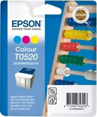 Epson Tintenpatrone T0520 Colour Tri-Pack für Stylus Color 400 440 460 600 640 660 670 740