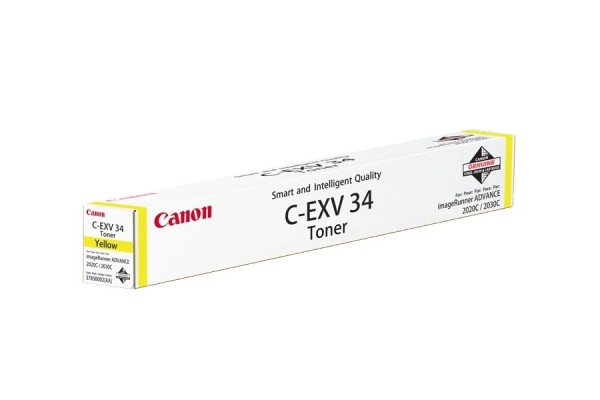 Canon Toner C-EXV34 Yellow IRC2020 IRC2025 C2030 C2225I C2230I 3785B002