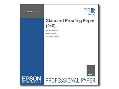 EPSON S045115 Standard proofing Papier inkjet 240g/m² A3+ 100 Blatt 1er-Pack