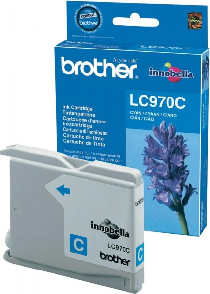 Brother Tintenpatrone Cyan LC970C