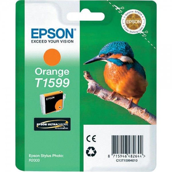 Epson Tintenpatrone T1599 Orange für Stylus Photo R2000