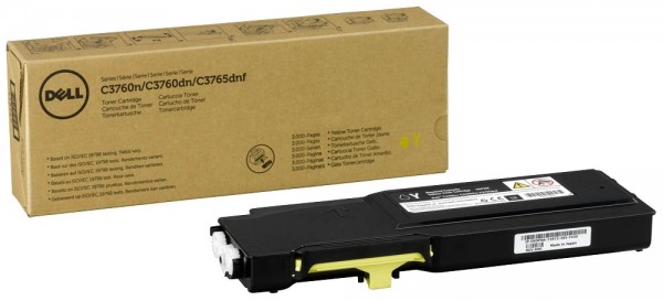 Dell 593-11112 Toner yellow für C3760N C3760DN C3765DNF