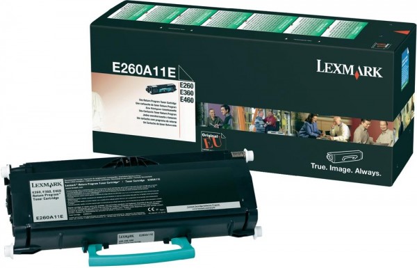 Lexmark E260A11E Toner Schwarz E260dn E360dn E460dn E462 return