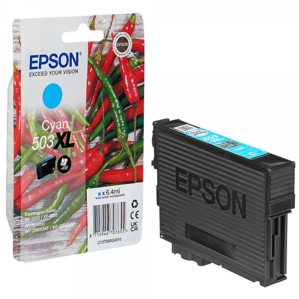 EPSON 503 Chilli Cyan T09R24 Epson XP-5200 XP-5205 WorkForce WF-2960 WF-2965