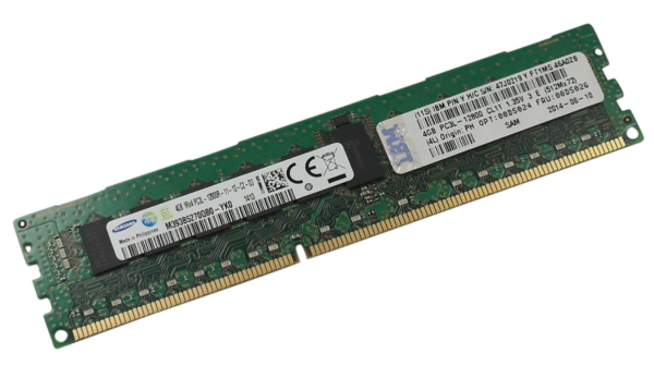 IBM 00D5024N Memory 4GB 1Rx4 1.35V PC3L-12800 CL11 ECC DDR3