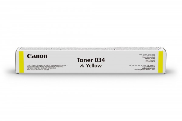 Canon Toner Cartridge 034 Yellow Imageclass MF-810 MF-820 9451B001