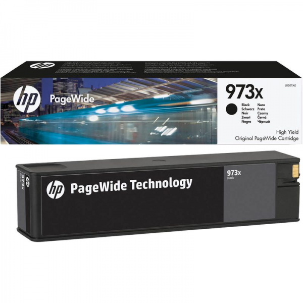 HP 973X Schwarz Original PageWide Tinte Pro 452dw Pro 477dw L0S07AE