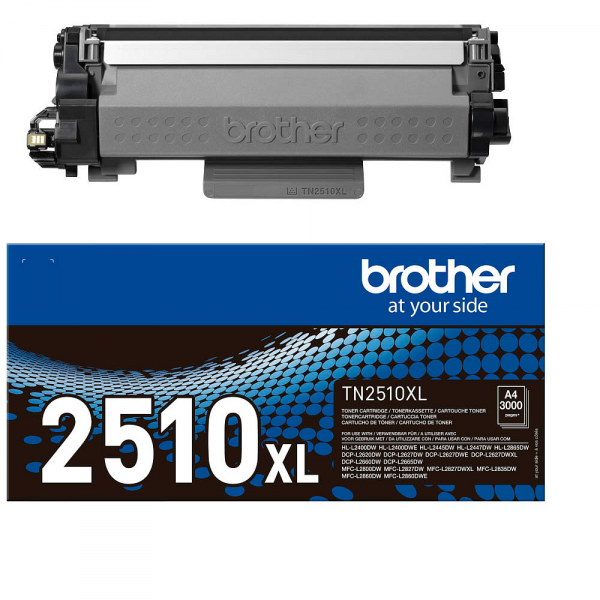 Brother TN-2510XL Toner Black für Brother DCP-L2620DW L2660DW MFC-L2800DW L2860DW HL-L2400DWE