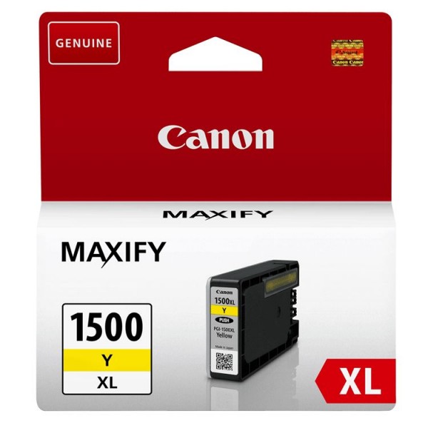 Canon PGI-1500XL Tinte Yellow Canon MAXIFY MB2050 MB2150 MB2155 MB2350 Canon MAXIFY MB2750 Can