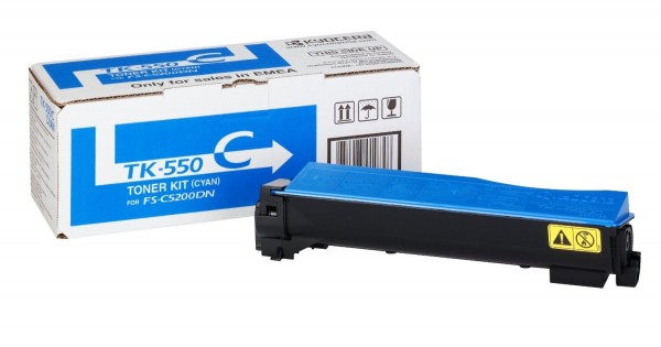 Kyocera TK-550C Original Toner Cyan für Kyocera FS-C5200DN