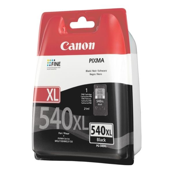 CANON PG-540BK XL Tinte Black für Pixma MX375 435 515 MG2140 3140 4140 5222B005