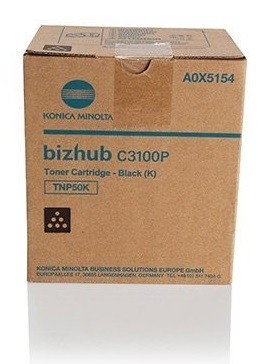 Konica Minolta Toner black TN-P50K für Bizhub C3100P A0X5154