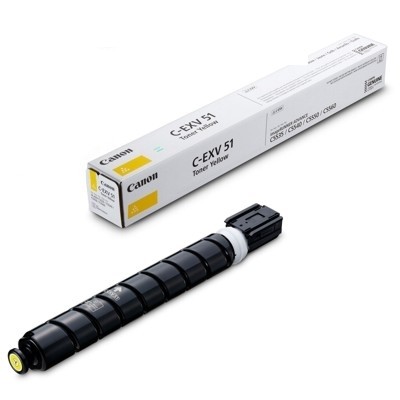 Canon Toner C-EXV51 gelb 0484C002 für iR-C5535i iR-C5540i iR-C5550i iR-C5560i