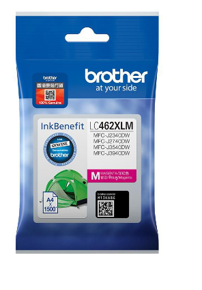 Brother LC-462XLM Tintenpatrone Magenta für Brother MFC-J2340DW MFC-J2740DW MFC-J3540DW MFC-J3940DW