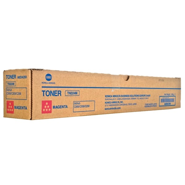 Konica Minolta A8DA350 Toner TN-324M Magenta Bizhub C258 C308 C368