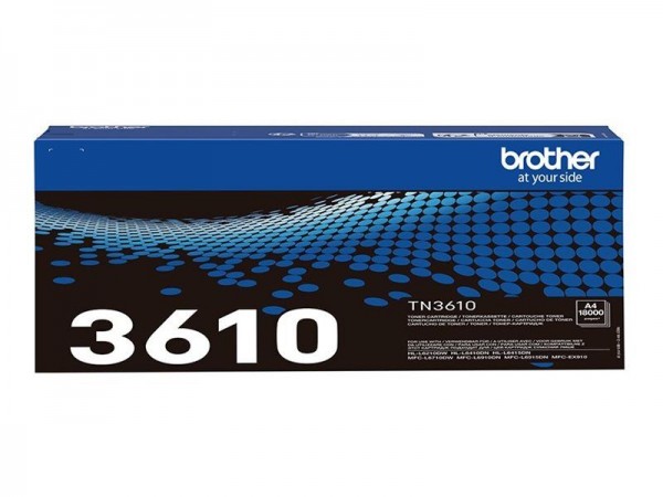 Brother TN-3610 Toner Black Sup High Yield Brother HL-L6210 L6410 Brother MFC-L6710DW MFC-L6910DN