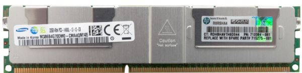 HPE 708643-B21N Memory 32GB PC3 14900L IPL 1Gx4