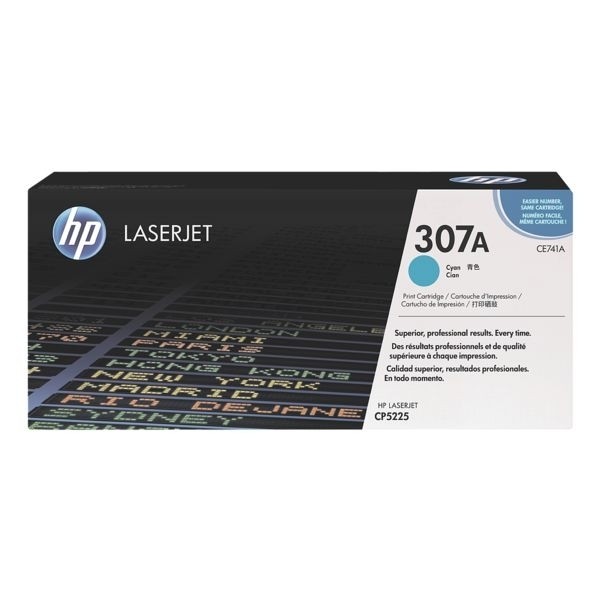 HP 307A Toner Cyan CE741A für Color LaserJet CP5220 CP5225 CE741A