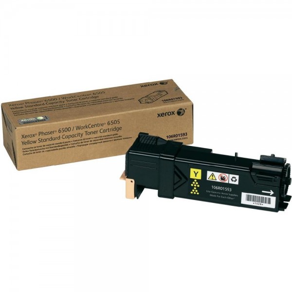 XEROX Toner Yellow für PH6500 Workcentre WC6505 Phaser 6500 106R01593