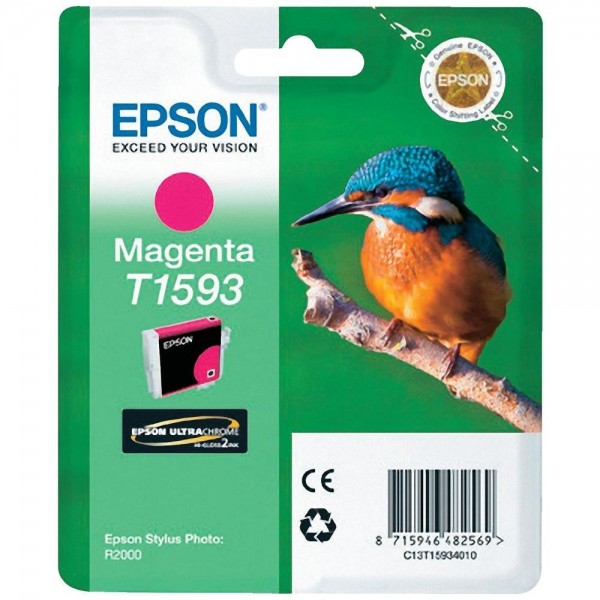 Epson Tintenpatrone T1593 Magenta für Stylus Photo R2000