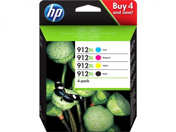 HP 912XL Multipack 3YP34AE OfficeJet 8012 8014 8015 OfficeJet Pro 8022 8024 8025 8035