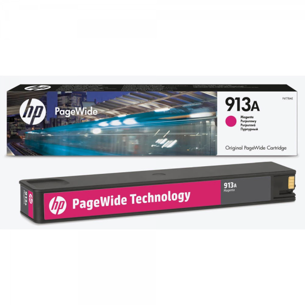 HP 913A Magenta original PageWide cartridge Pro 452dw 477dw 577dw F6T78AE