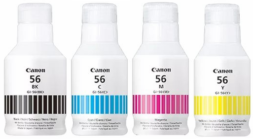 Canon GI-56 Multipack mit allen Tinten für Maxify GX5050 GX6040 GX6050 GX7040 GX7050 GX7055