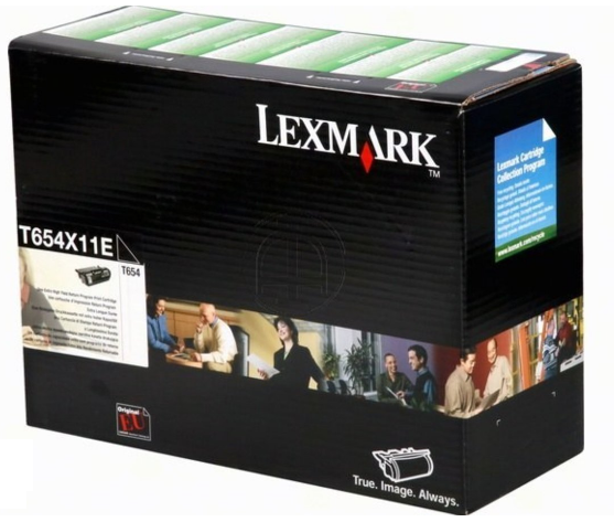 Lexmark T654X11E Toner Schwarz T654dn T656dn Extra hohe Kapazität