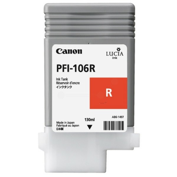 Canon Tintenpatrone PFI-106R Red imagePROGRAF iPF6400 6627B001