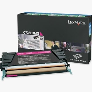 Lexmark C736H1MG Toner Magenta Lexmark C736dn C736dtn C736N X736de X738de X738dte