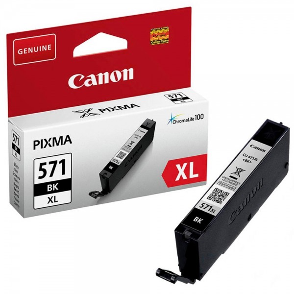 Canon Tinte Black CLI-571BK-XL für PIXMA MG5750 MG5751 MG5752 0331C001