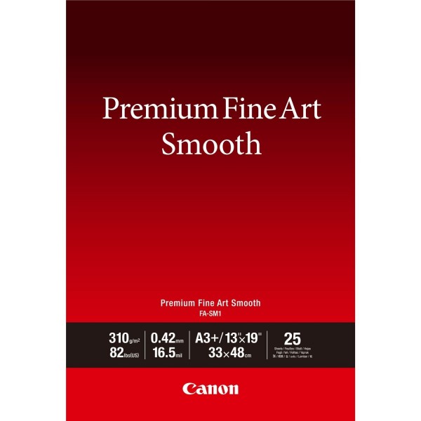 Canon FA-SM1 A3+ Fine Art Papier 310 g/m² 25 Blatt