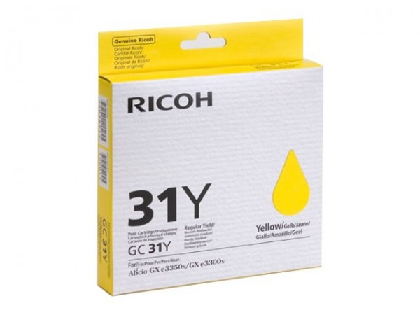 RICOH AFICIO Gel Yellow für GX e2600 GX e3300N GX e3350N