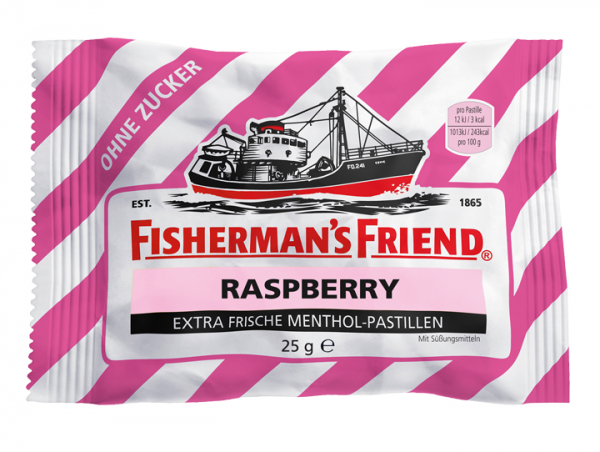 Fisherman''s Friend Pastillen, raspberry, Himbeere, zuckerfrei 25 g