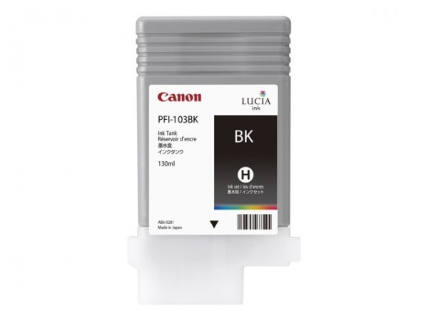 Canon PFI-103BK Tinte schwarz imagePROGRAF iPF5100 iPF6100 iPF6200 2212B001