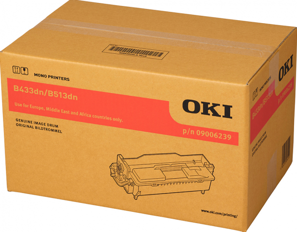 OKI 09006239 Bildtrommel schwarz Drum Kit 30.000 Seiten für OKI B433dn B513dn