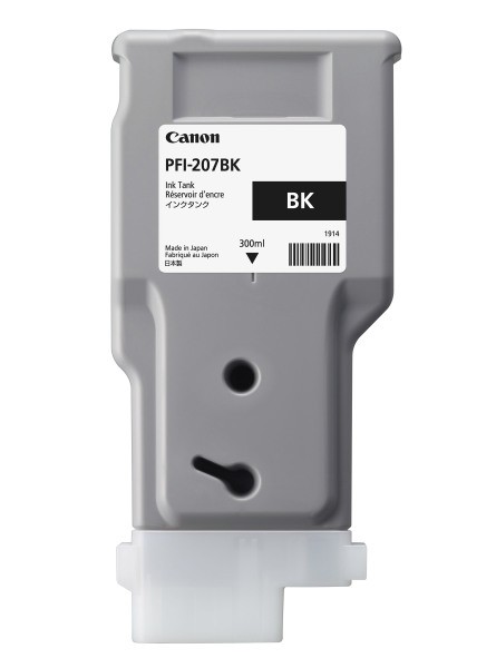 Canon Tinte PFI-207BK Black Canon imagePROGRAF iPF680 iPF685 iPF780 iPF785 8789B001