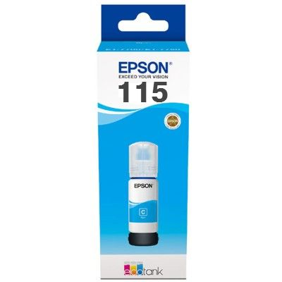 Epson 115 Nachfülltinte T07D24A Cyan für EcoTank L8160 L8180 C13T07D24A