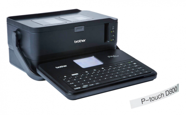 Brother P-Touch D800W Beschriftungsgerät schwarz PT-D800WZG1