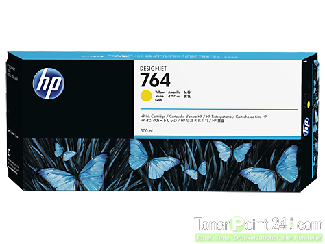 HP 764 Tinte Yellow DesignJet T3500 C1Q15A