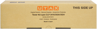 UTAX CLP3416 Toner Cyan 4441610011 8000 Seiten 5% Deckung