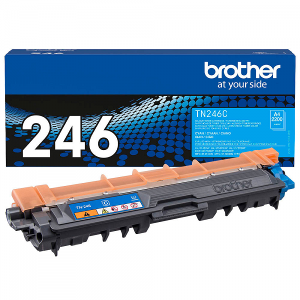 Brother TN-246C Toner Cyan HL-3142CW HL-3152CDW 3172 DCP-9022 MFC-9142 MFC-9342