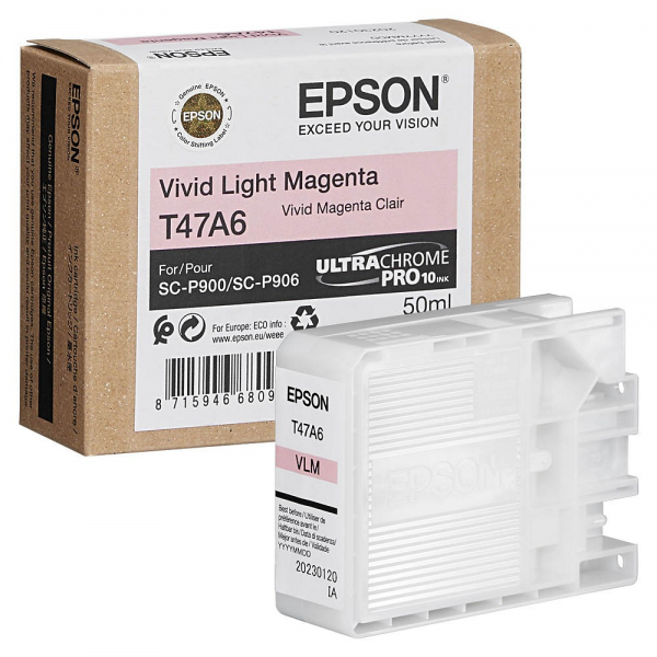Epson T47A6 Tinte vivid light magenta für Epson SureColor SC-P900 C13T47A600
